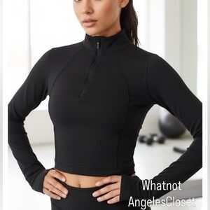 Lululemon Athletica Black Long Sleeve Top